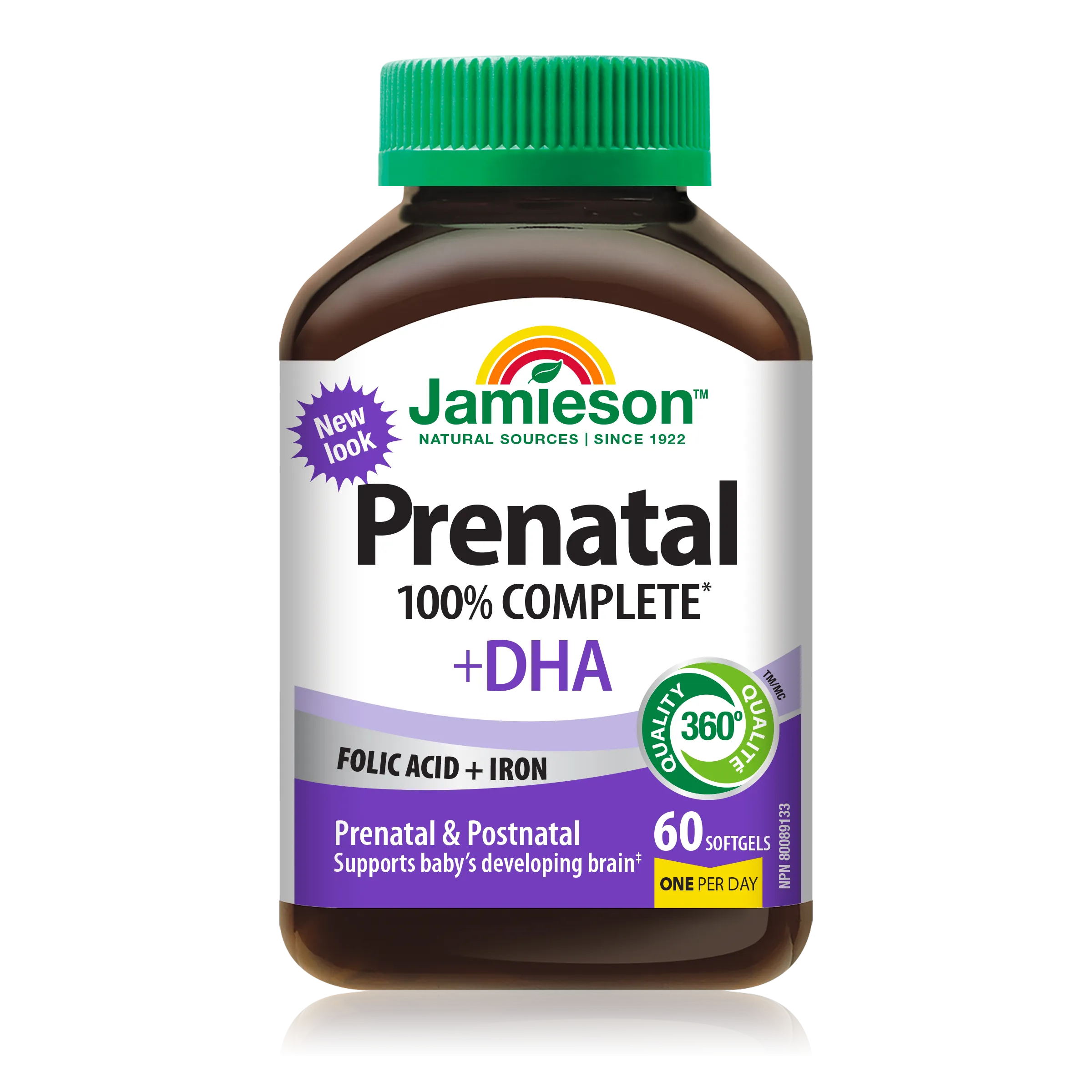 100% Complete Prenatal Multivitamin with DHA