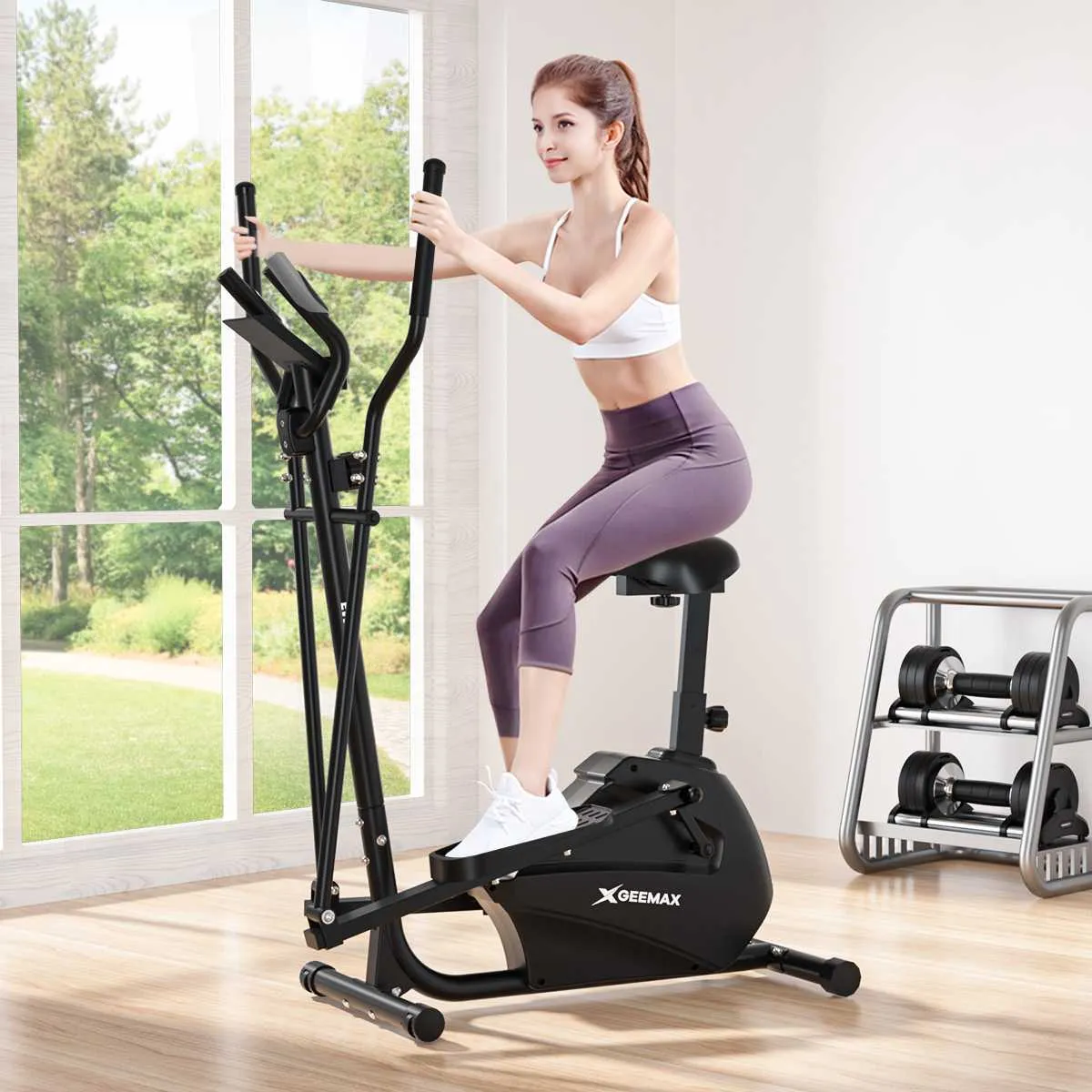 Adjustable Indoor Elliptical Cycling Bike