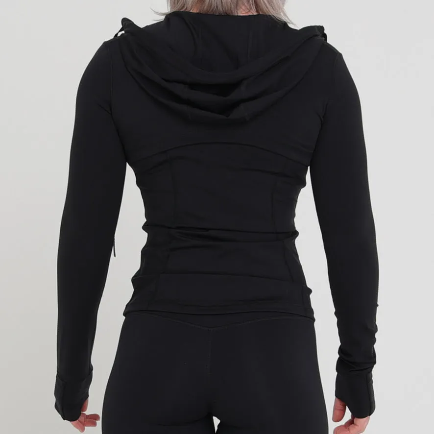 ALIGN JACKET (HOODED) - BLACK