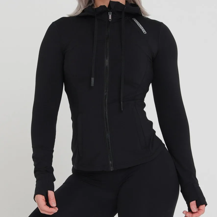 ALIGN JACKET (HOODED) - BLACK