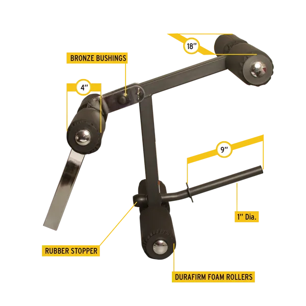 Body-Solid - 6 Roller Leg Developer