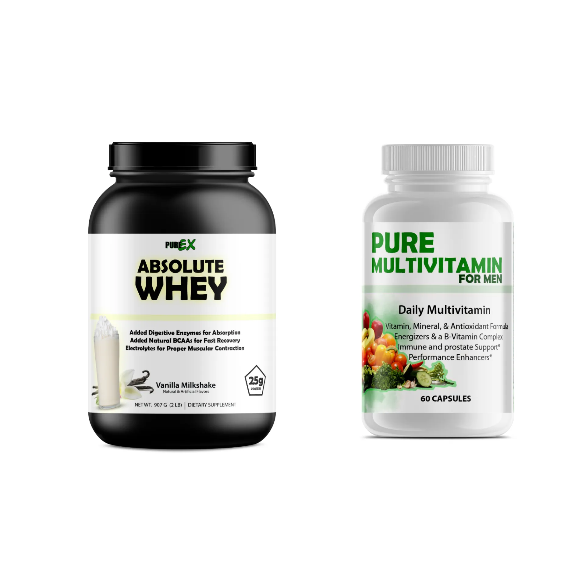 Bundled: Multivitamins   Protein