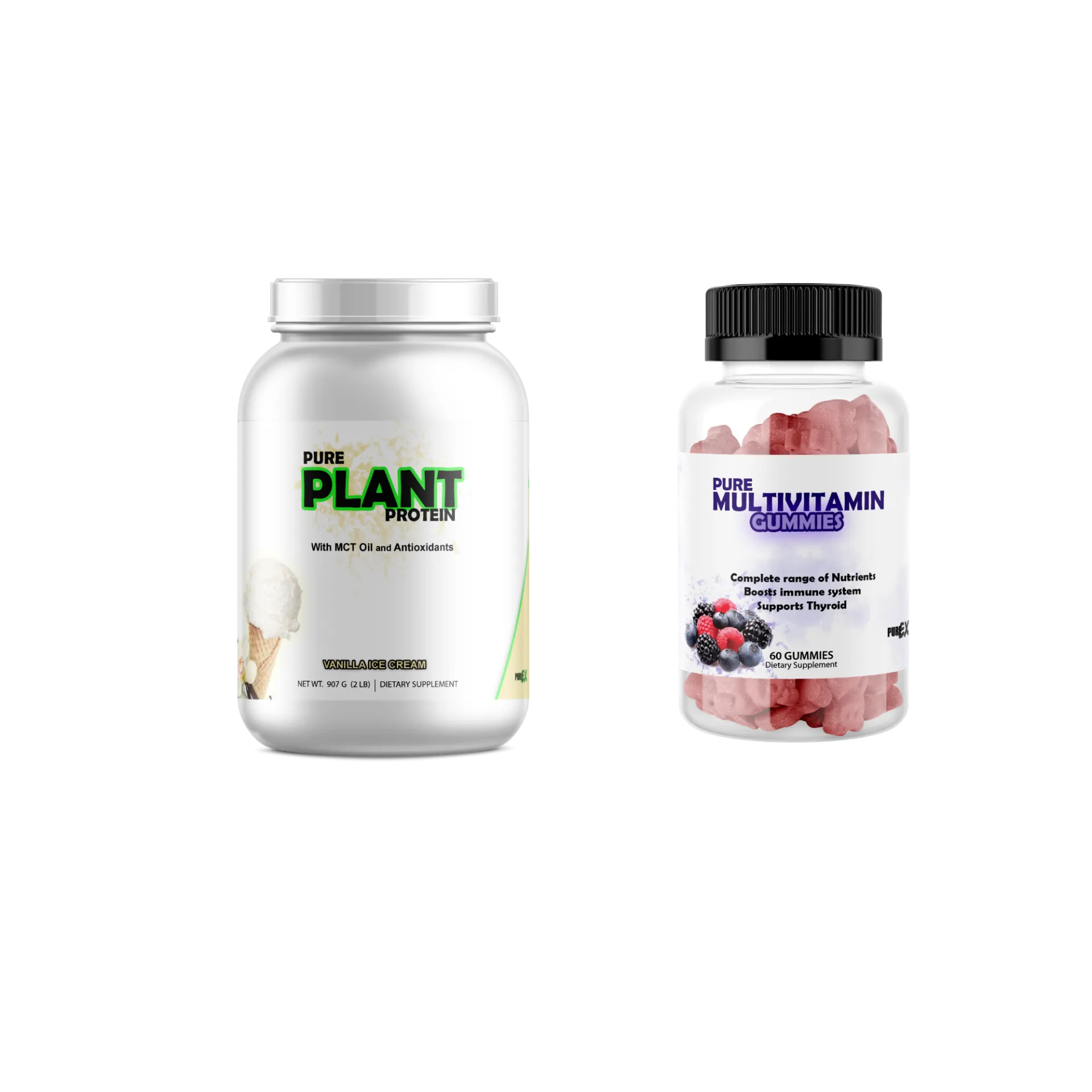 Bundled: Multivitamins   Protein