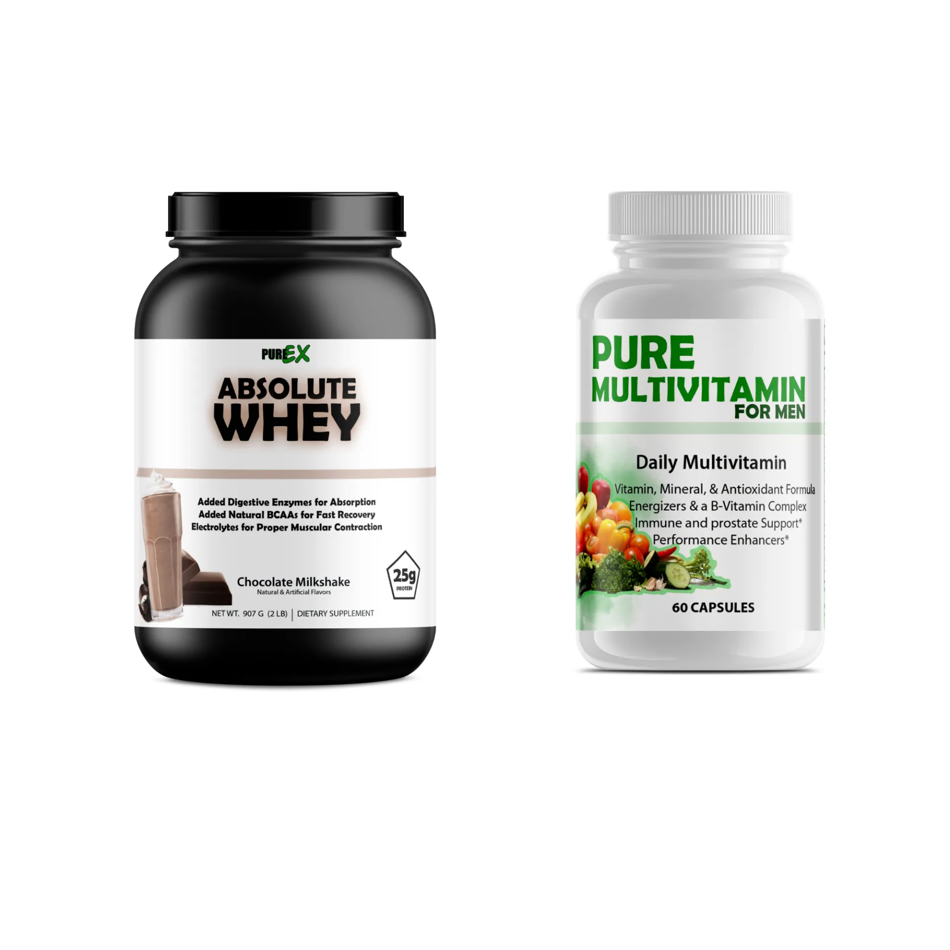 Bundled: Multivitamins   Protein