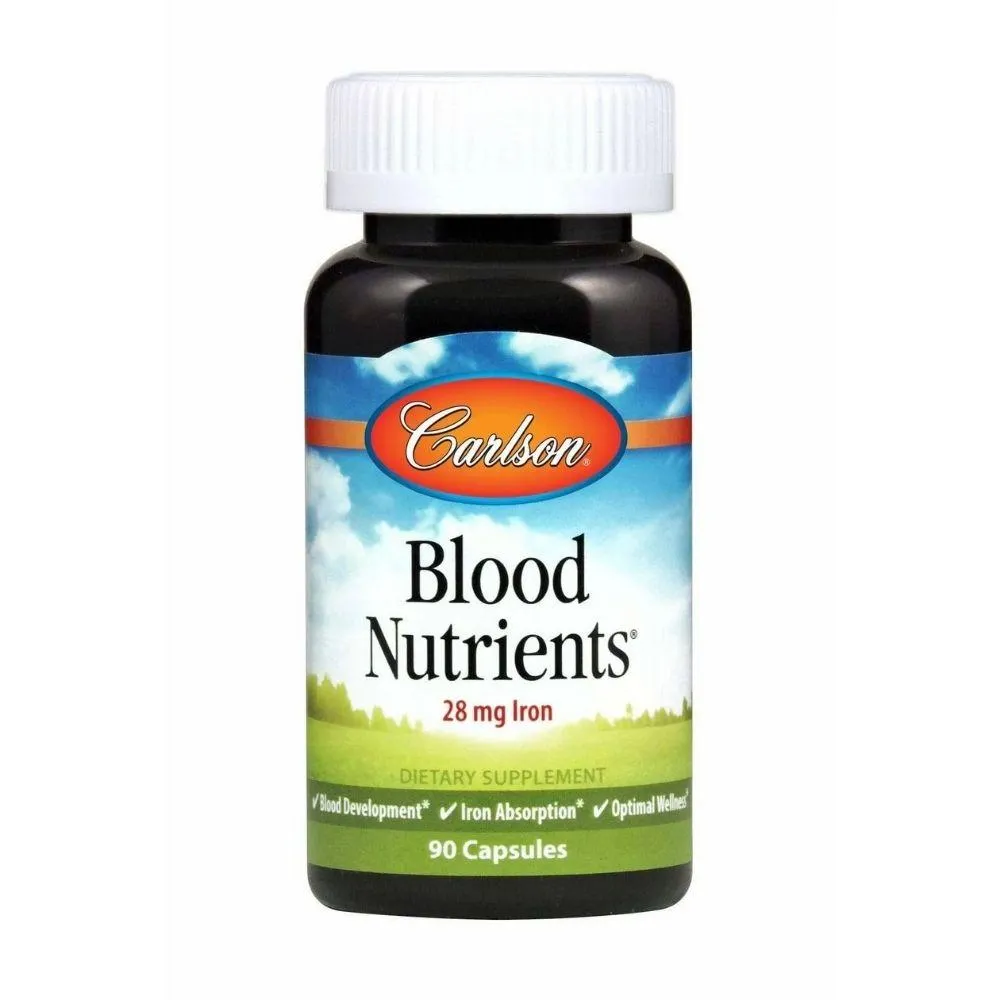 Carlson Blood Nutrients 90 Capsules