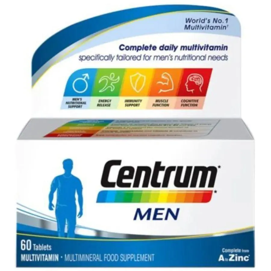 Centrum Men's Multivitamin Tablets 60s