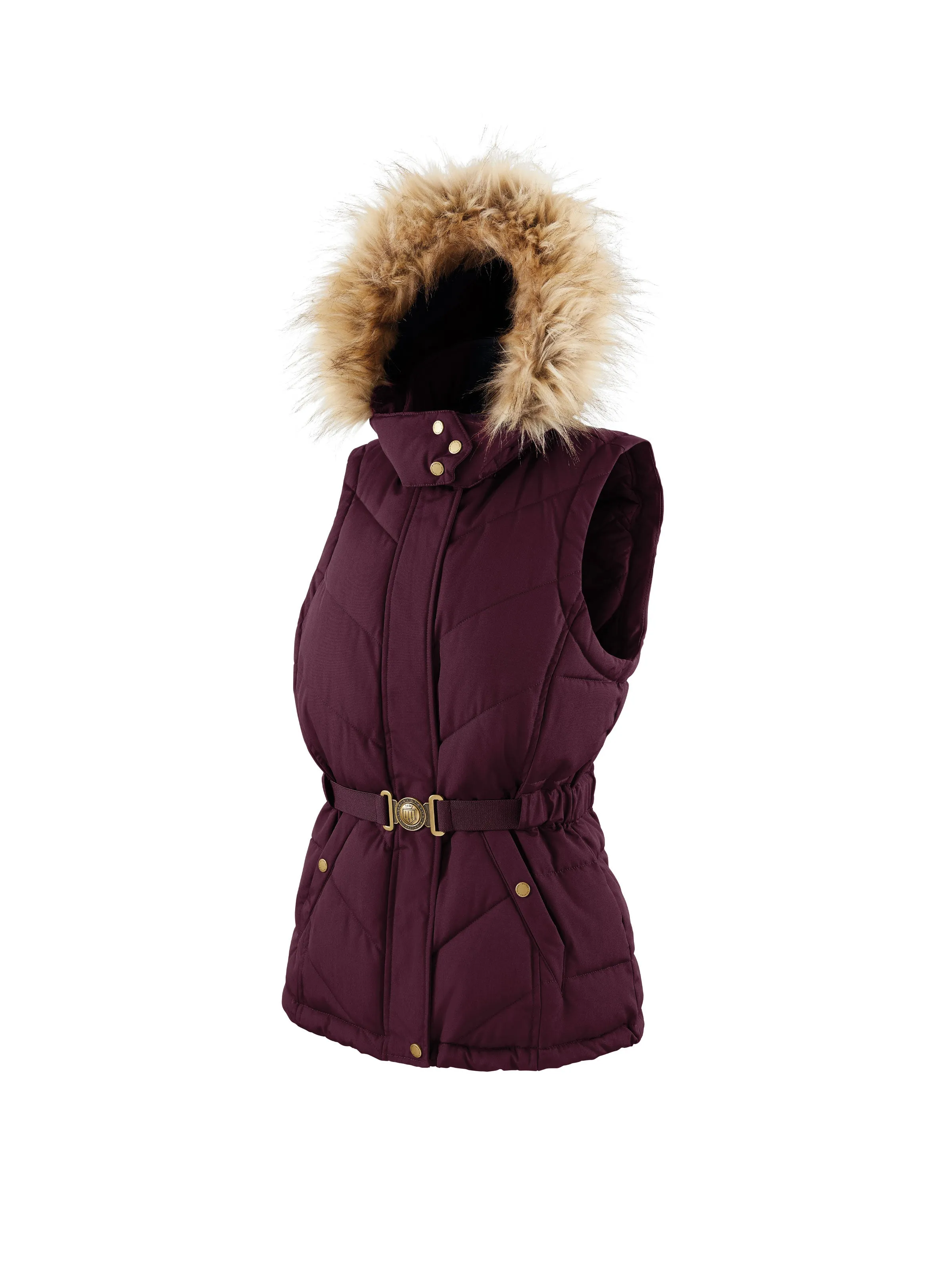 Charlotte Gilet - Plum