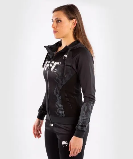 CLEARANCE UFC VENUM VNMUFC--00027-001 AUTHENTIC FIGHT WEEK WOMEN'S ZIP HOODIE Size XXS-XXL Black