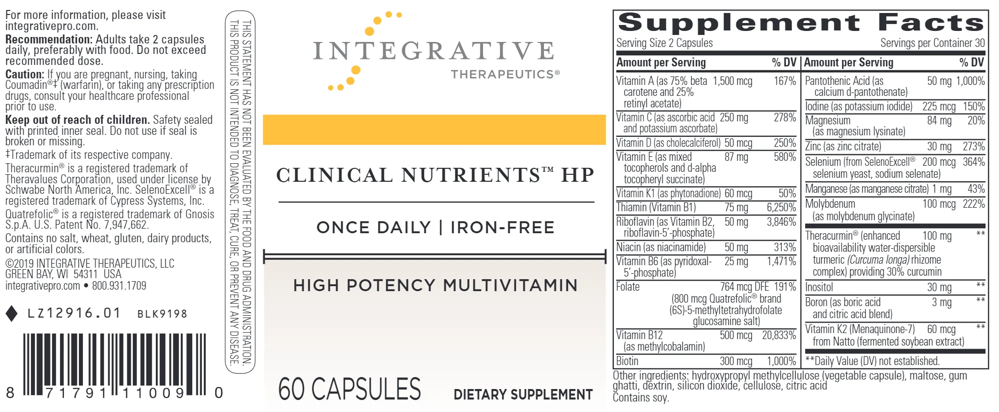 Clinical Nutrients™ HP