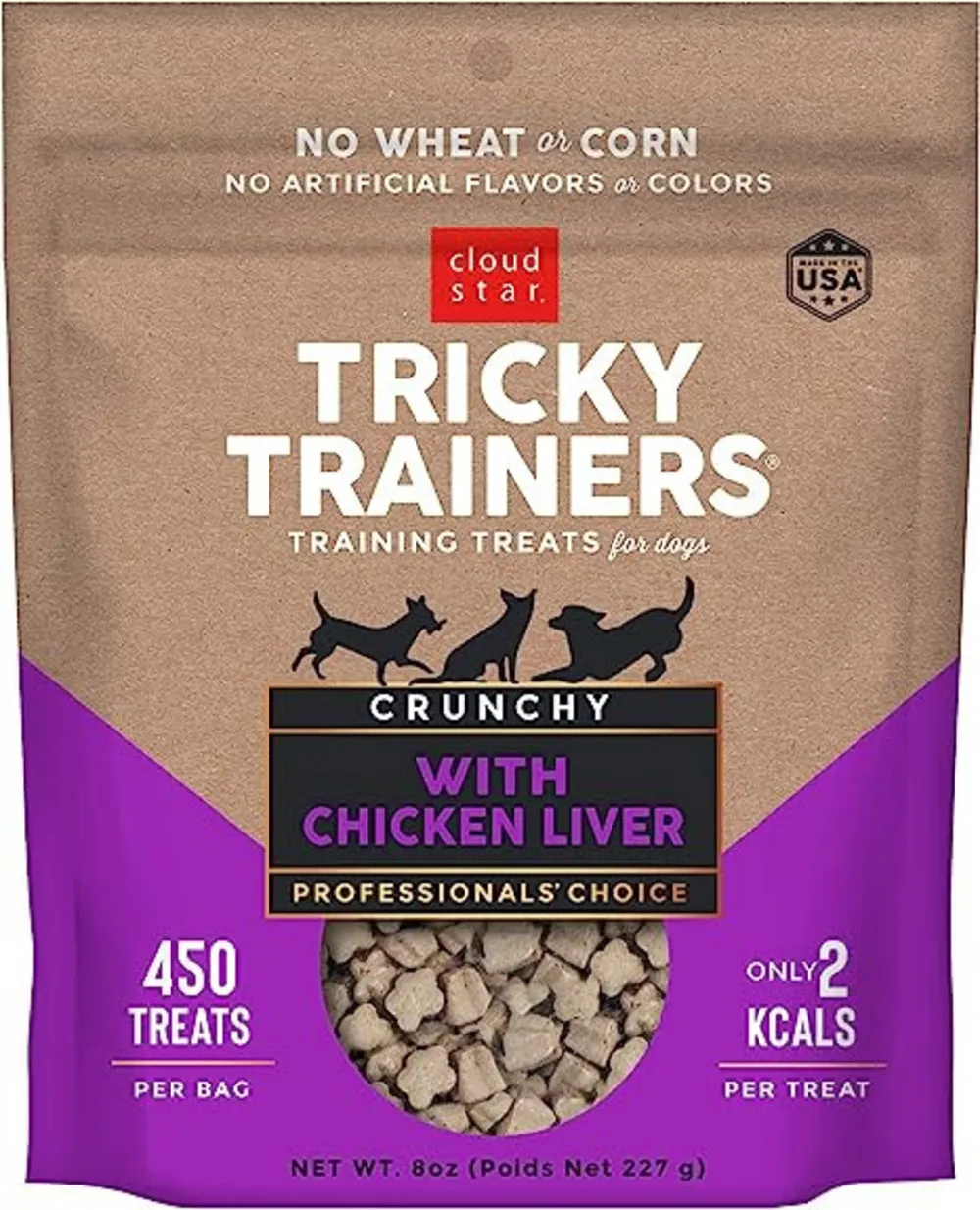 Cloud Star Tricky Trainers Crunchy Liver Dog Treats