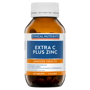 Ethical Nutrients Extra C Plus Zinc 60 Tablets