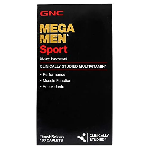 GNC Mega Men Sport Multivitamin 180 Count