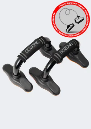 GoZone Push Up Bar with FREE GoZone Light Resistance Band