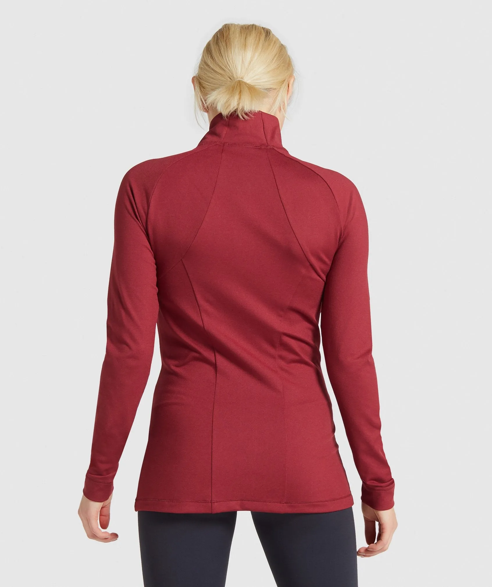 Gymshark Training Zip Up Jacket - Claret