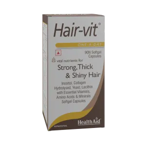 HealthAid I Hair-vit I Multivitamins for Hair I 90 Capsules