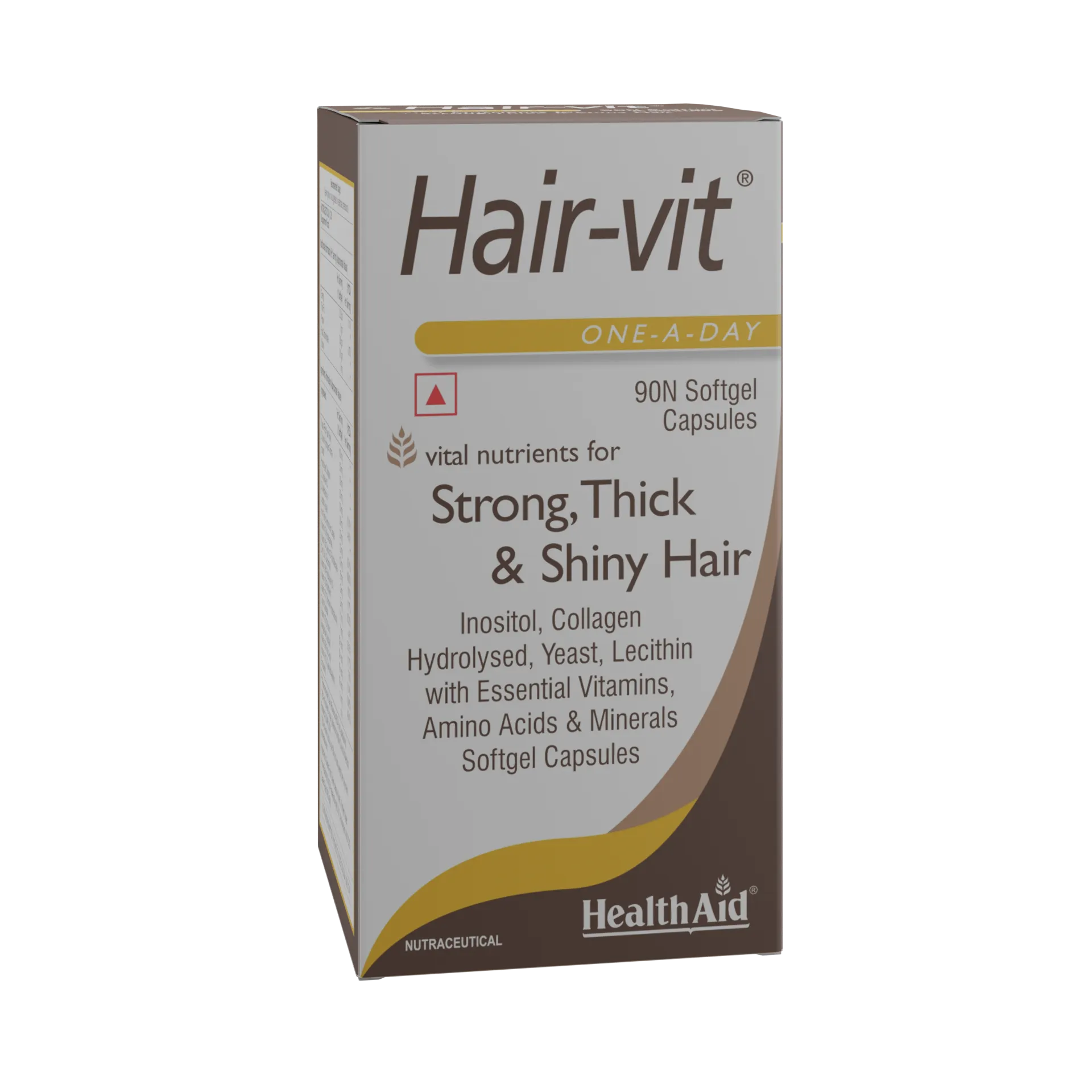 HealthAid I Hair-vit I Multivitamins for Hair I 90 Capsules