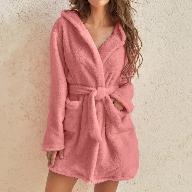 Hooded Bathrobe