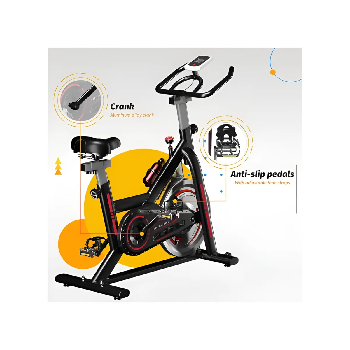 Indoor Quality Bidirectional Flywheel Cycling Spinning Bike Wbl-9