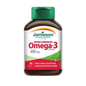 Jamieson Extra Strength Omega-3 600mg softgels