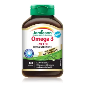 Jamieson Extra Strength Omega 3   MCT Oil, 120 softgels