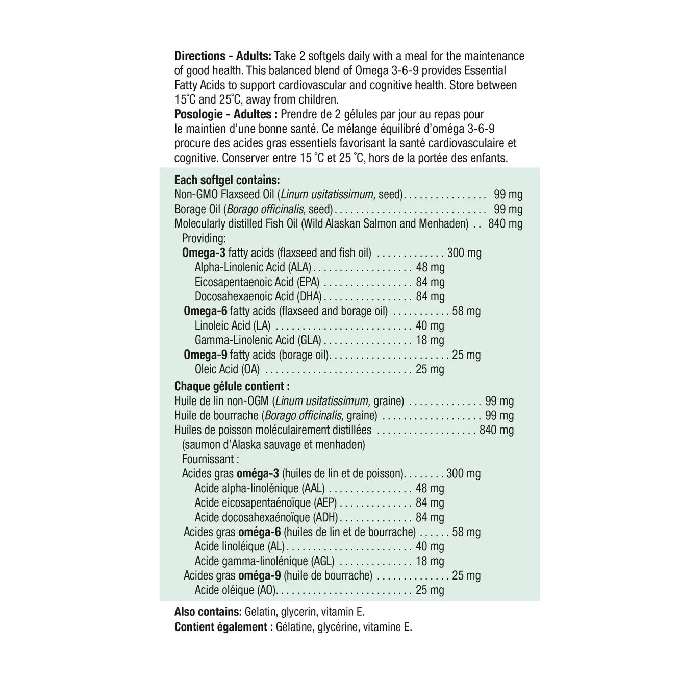 Jamieson Omega 3-6-9. 280 SG