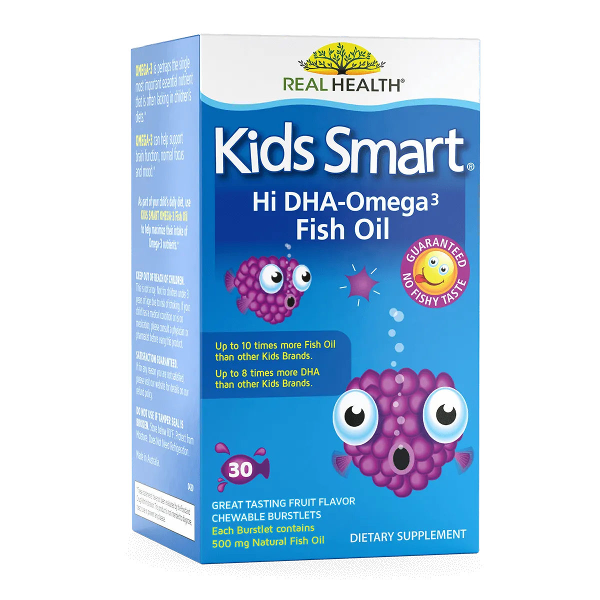 Kids Smart Hi DHA Omega-3 Fish Oil Chewable Burstlets – 30ct