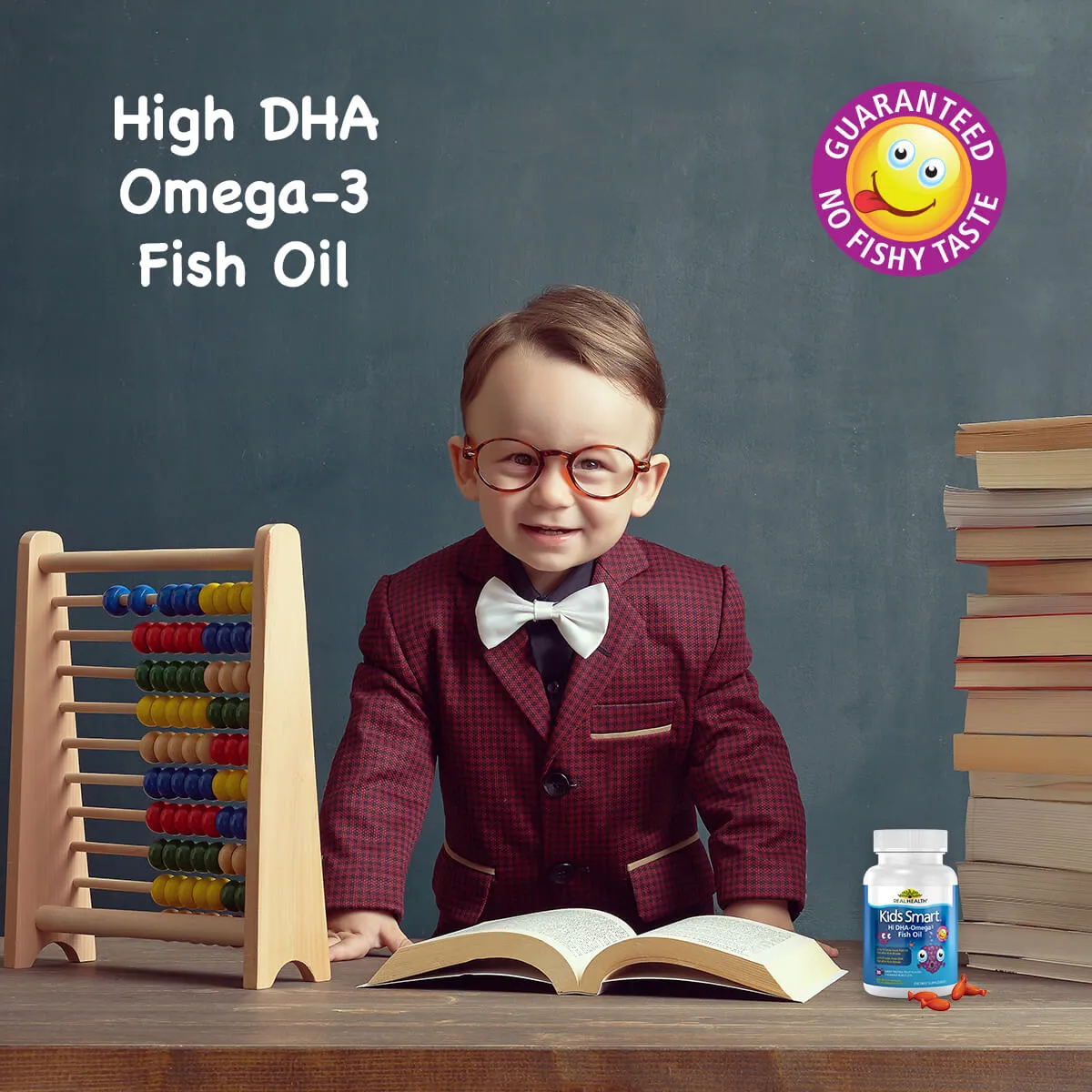 Kids Smart Hi DHA Omega-3 Fish Oil Chewable Burstlets – 30ct