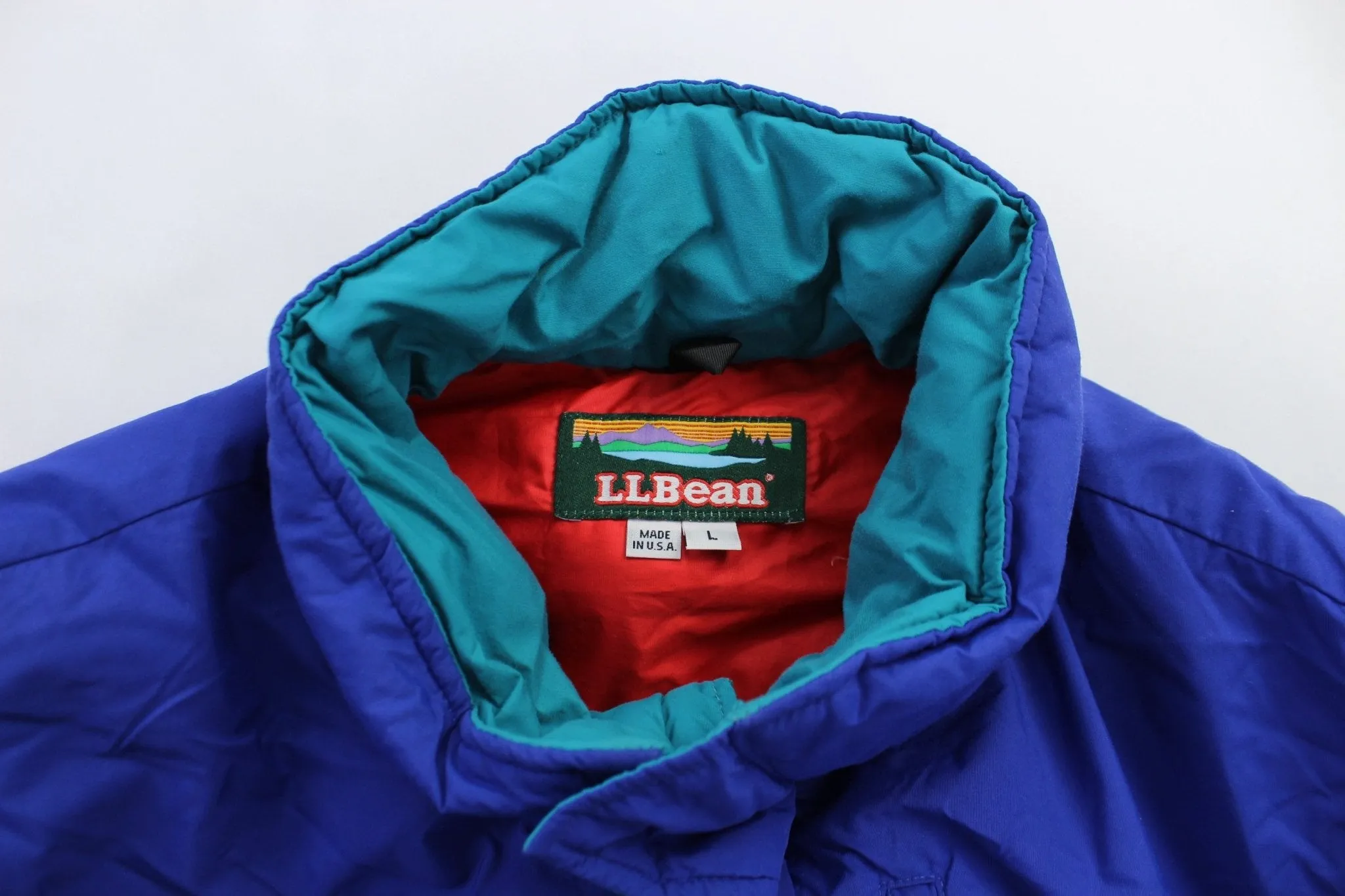 L.L. Bean Blue Zip Up Jacket