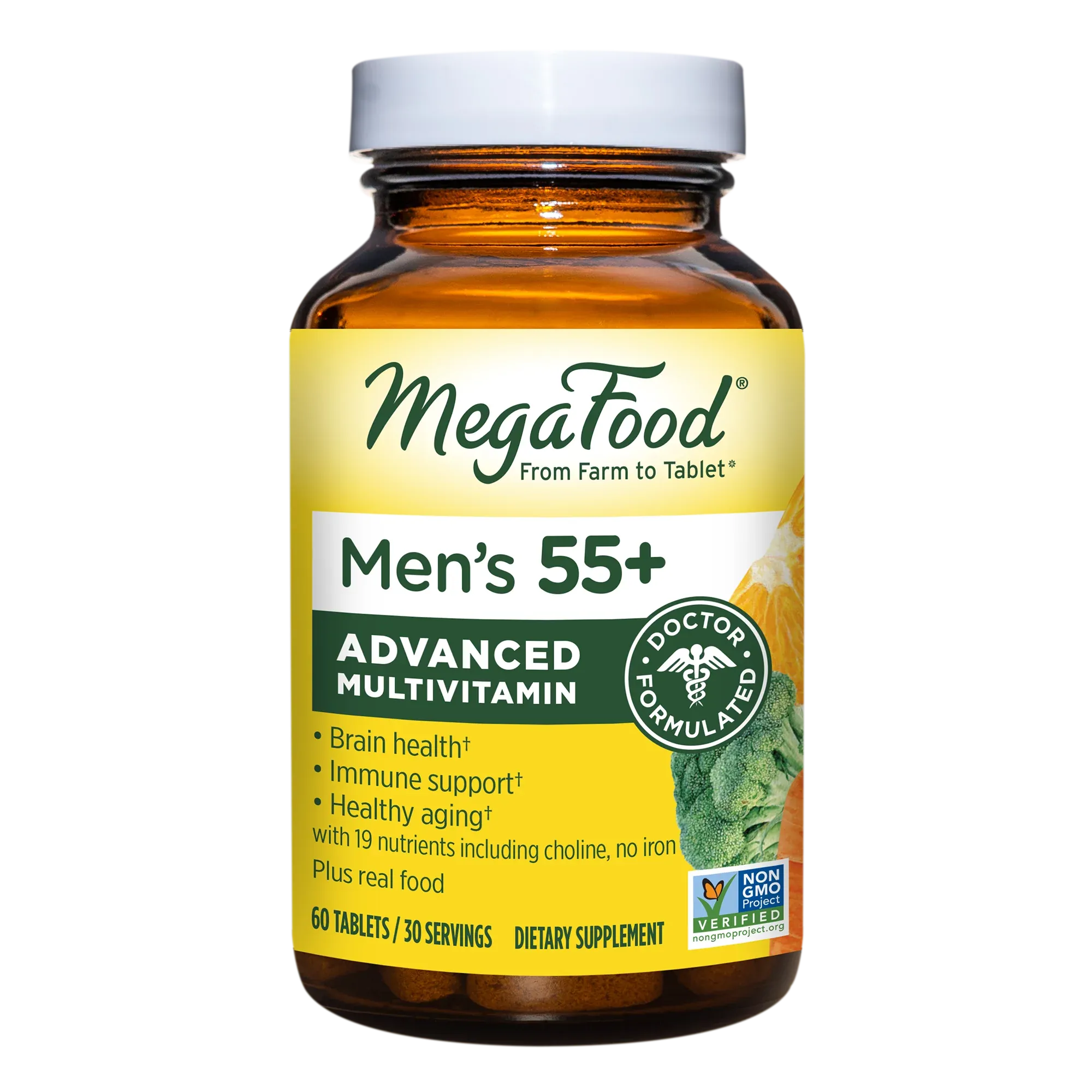 MegaFood Multivitamins Men 55  Advanced 60ct