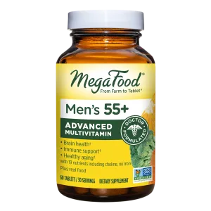 MegaFood Multivitamins Men 55  Advanced 60ct