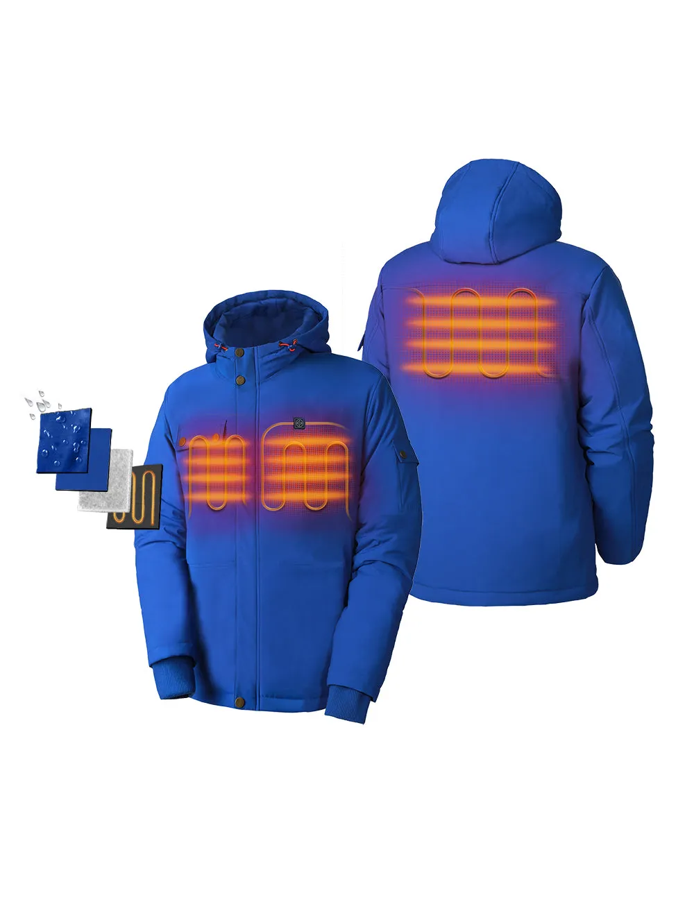 Men's Heated Hooded Jacket