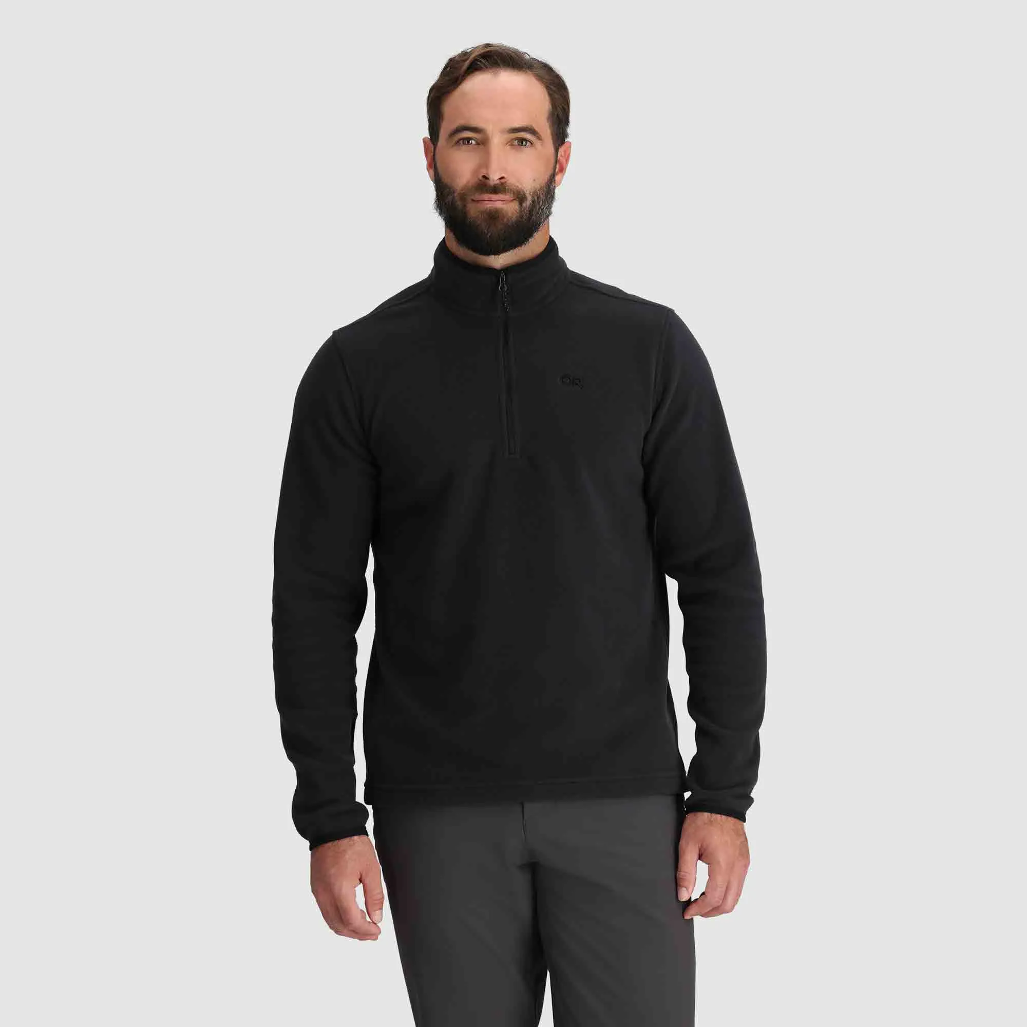 Mens Polartec 100 Quarter Zip Fleece Top