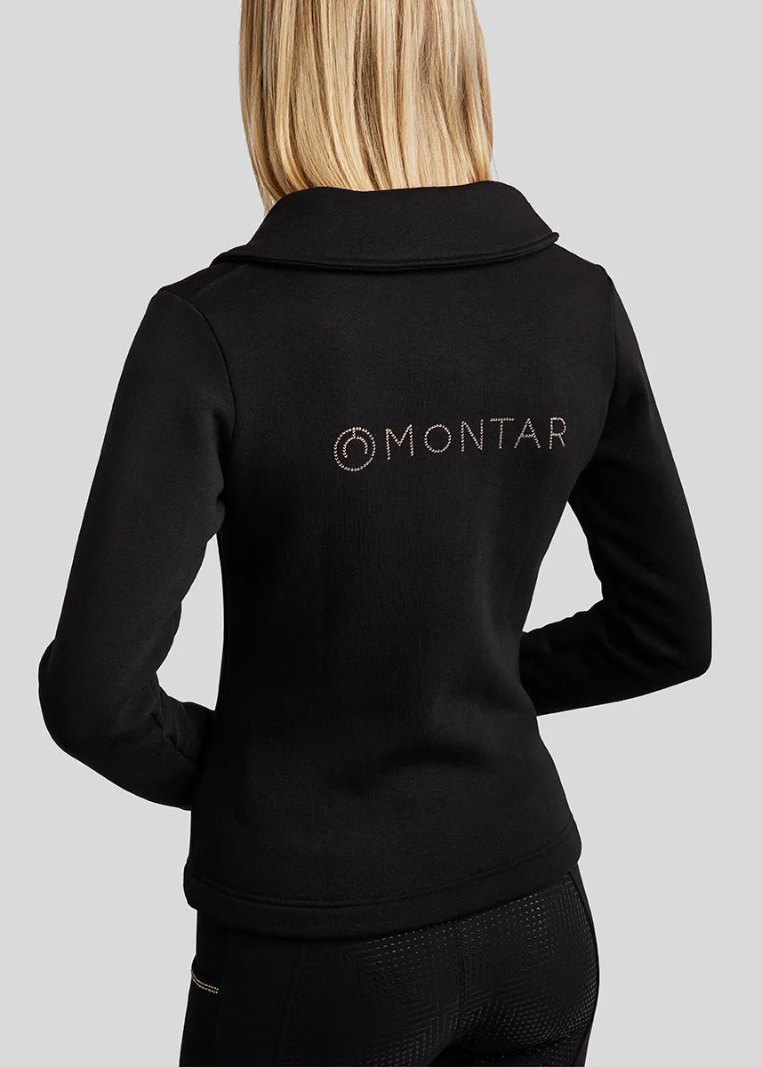 Montar MoNaja Rosegold Full Zip Brushed Sweat Jacket