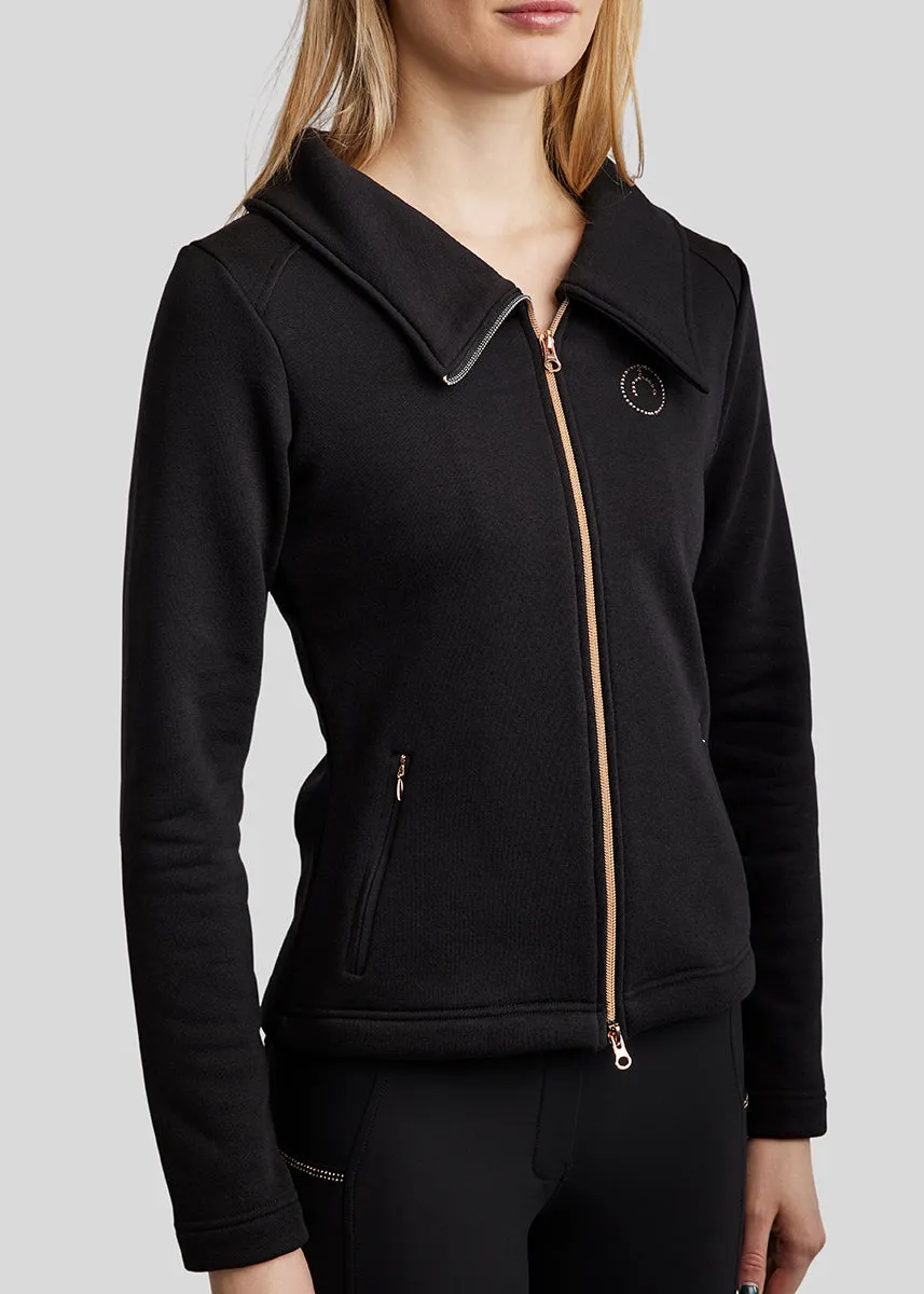 Montar MoNaja Rosegold Full Zip Brushed Sweat Jacket