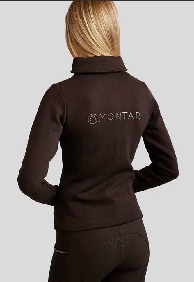 Montar MoNaja Rosegold Full Zip Brushed Sweat Jacket