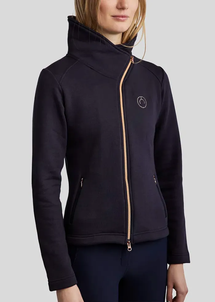 Montar MoNaja Rosegold Full Zip Brushed Sweat Jacket