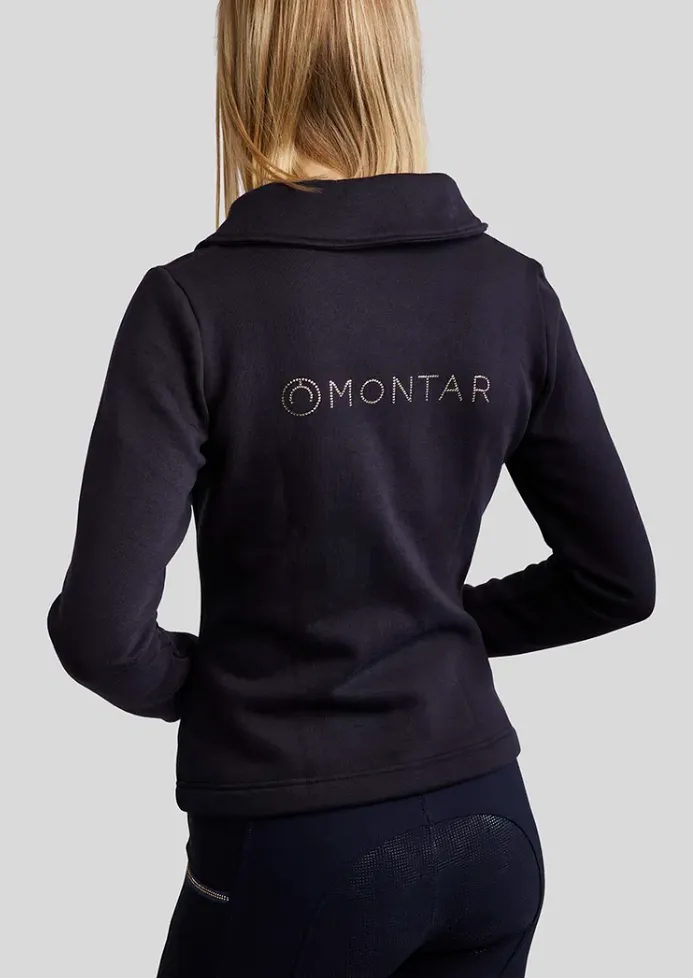 Montar MoNaja Rosegold Full Zip Brushed Sweat Jacket