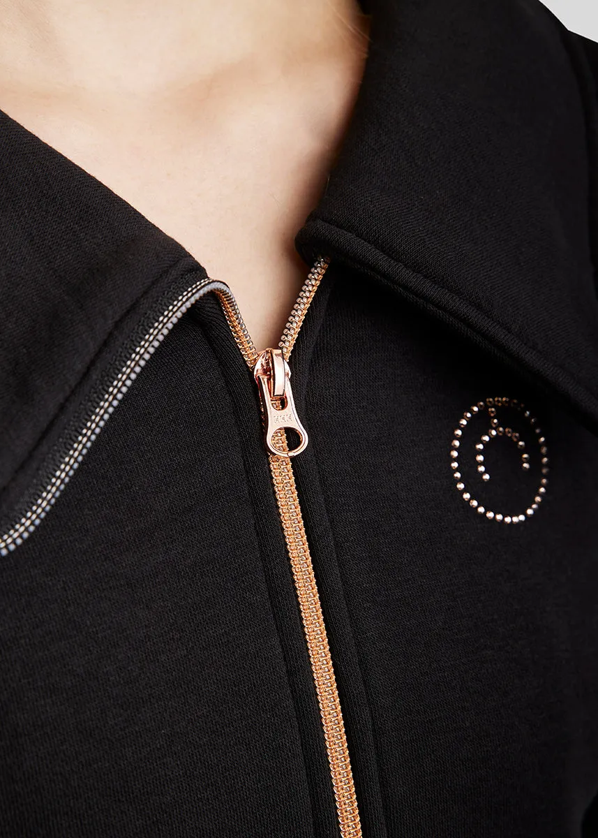 Montar MoNaja Rosegold Full Zip Brushed Sweat Jacket