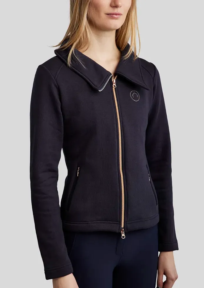 Montar MoNaja Rosegold Full Zip Brushed Sweat Jacket