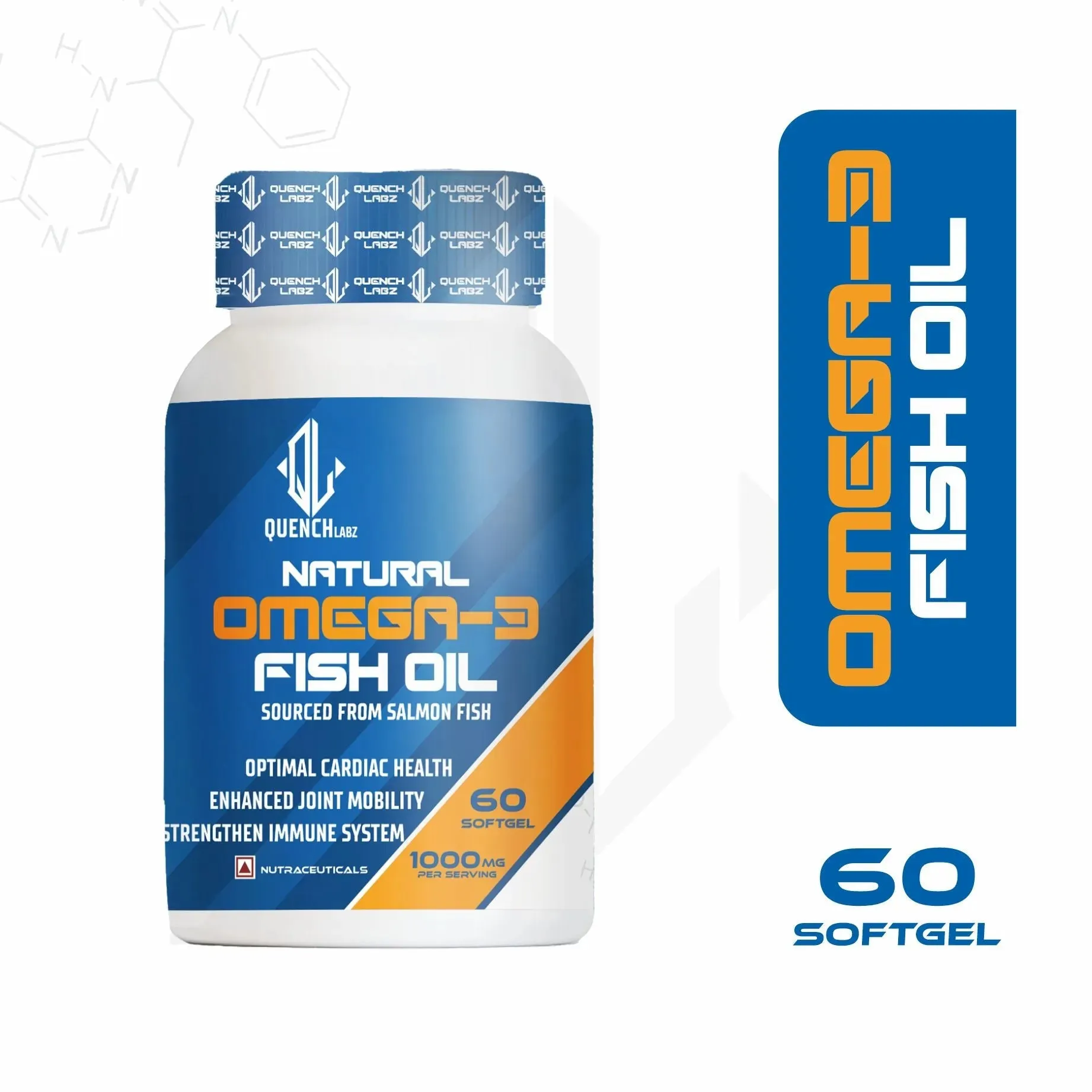 Natural Omega-3 Fish Oil - Improve Health & Well-being