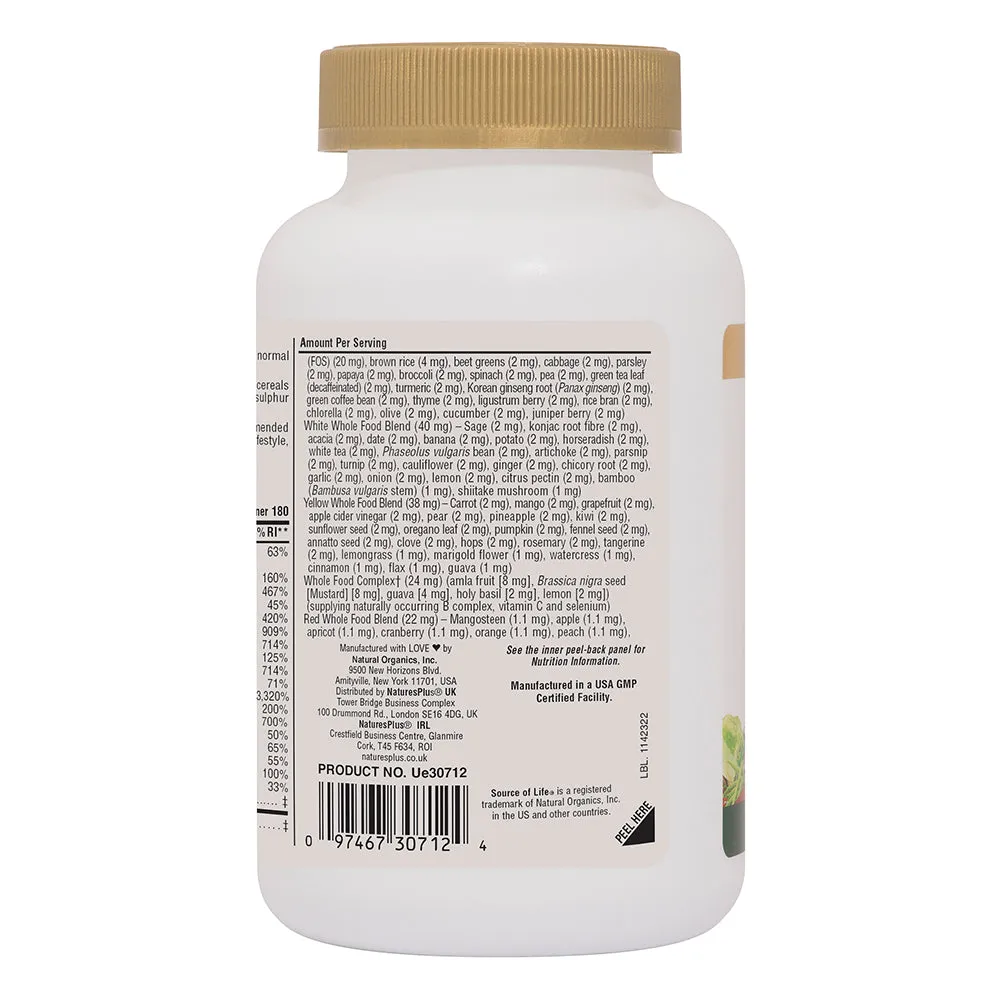 Natures Plus Source of Life Gold 180 Tablets