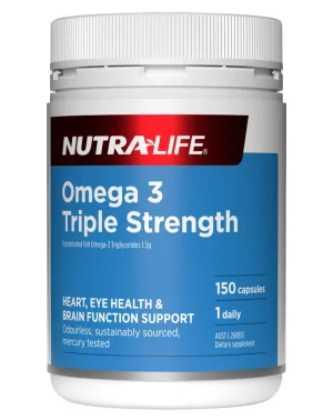 Omega 3 Triple Strength By NutraLife