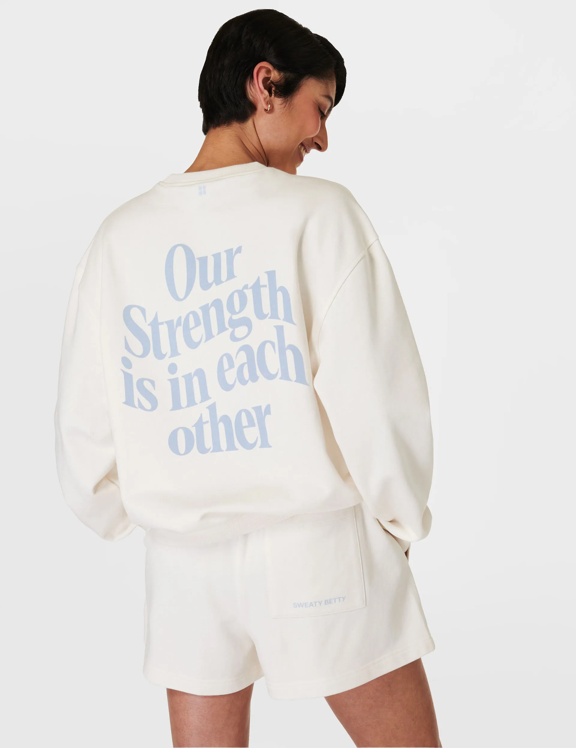 Our Strength Is In Each Other Sweatshirt - Cloud White