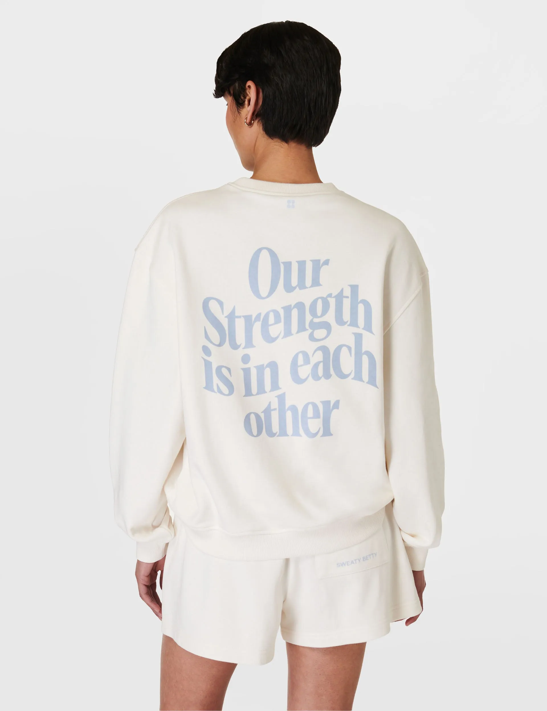 Our Strength Is In Each Other Sweatshirt - Cloud White