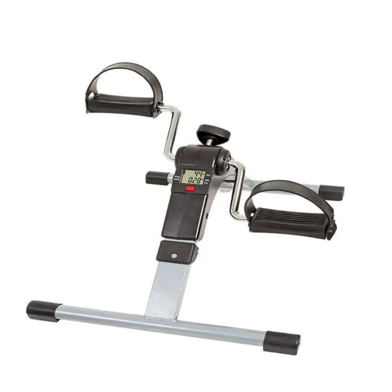 Pedal Exerciser Under Desk Bike With Lcd Monitor Resistance For Seniors, Stationary