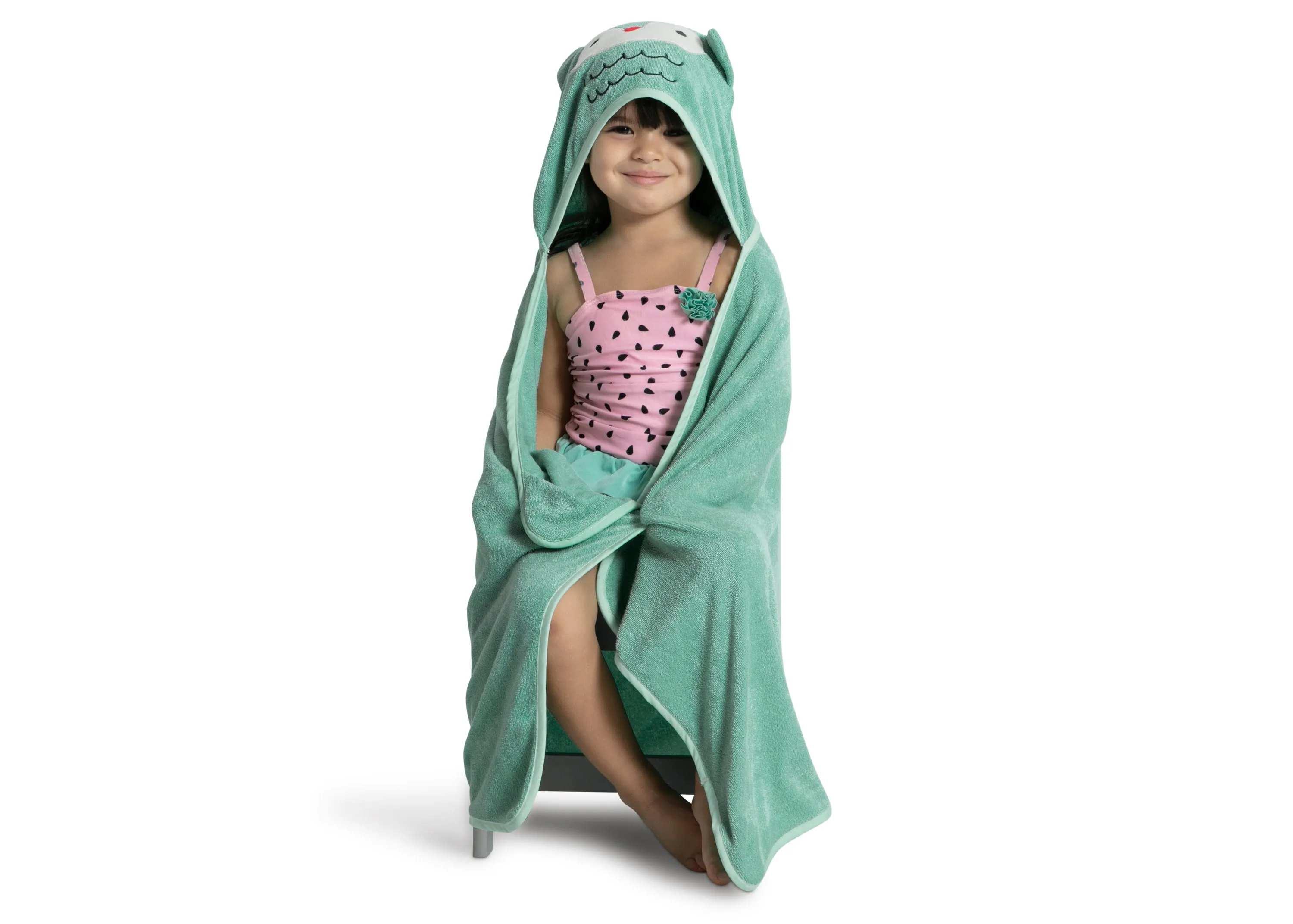 Personalized Kids Hooded Bath Towel with Pockets