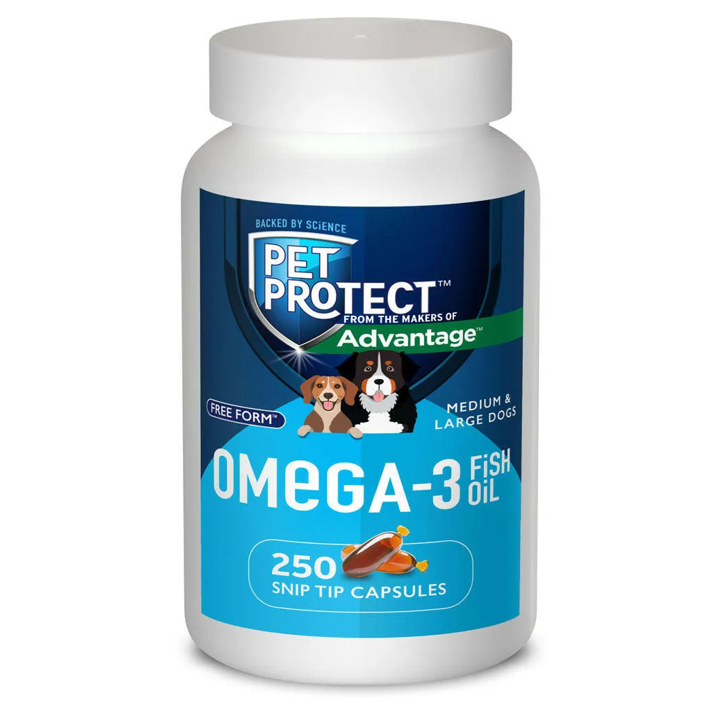 Pet Protect Omega-3 Snip Tips for Medium & Large Dogs