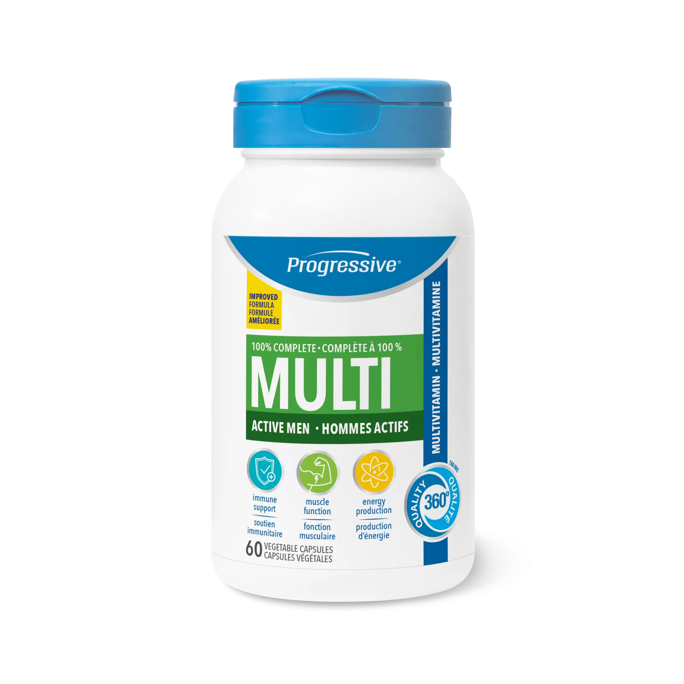 Progressive Multivitamin Active Men 60 Capsules