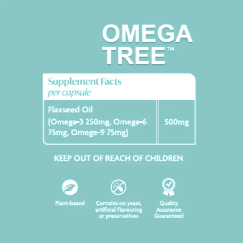 QN Wellness Omega Tree‚Ñ¢ - 60 Veggie Softgel x 1 box