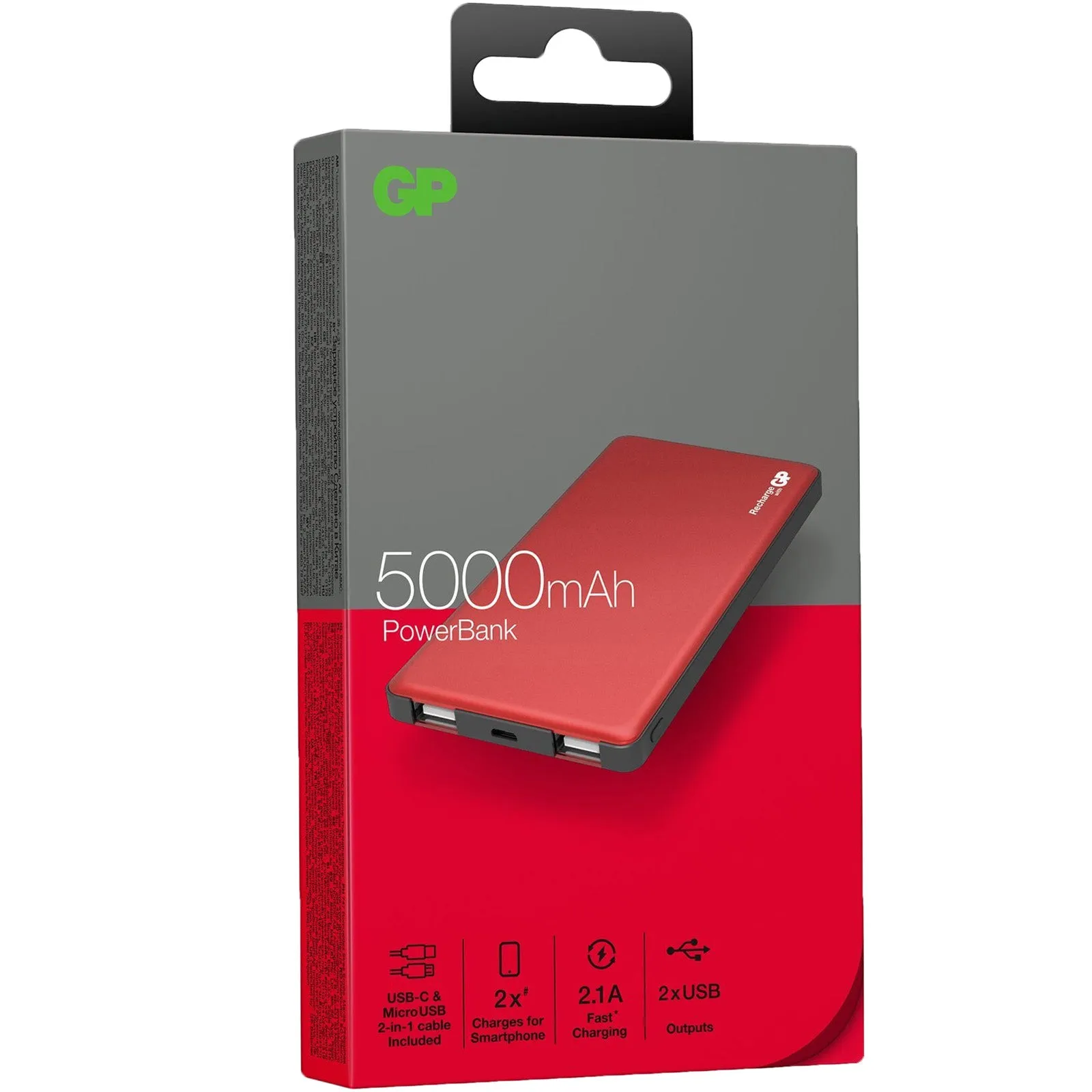 Regatta GP Heated Jacket 5000 mAh Rechargeable Battery Power Pack - Red